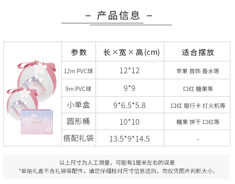 禮物盒包裝產品信息